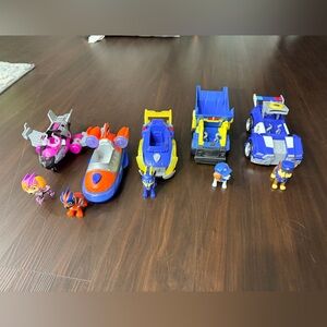 Paw Patrol Assorted Blue and Yellow Rescue Vehicles with Figures